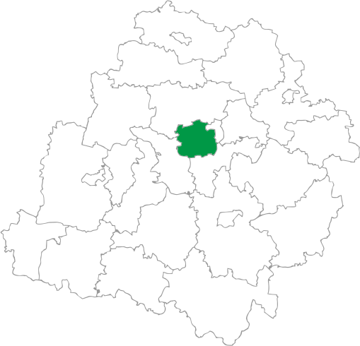 mapa województwa Łódź