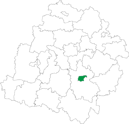 mapa województwa Piotrków Trybunalski