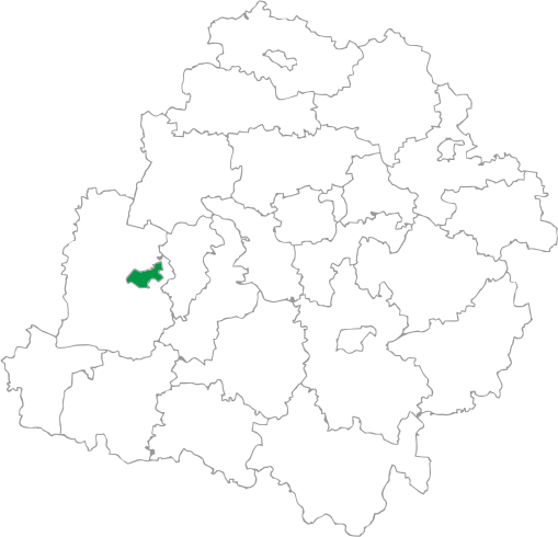 mapa województwa Sieradz